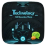 technology android application logo